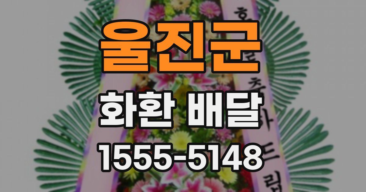 울진군 화환 배달