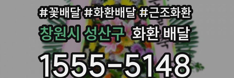 창원시 성산구 화환 배달
