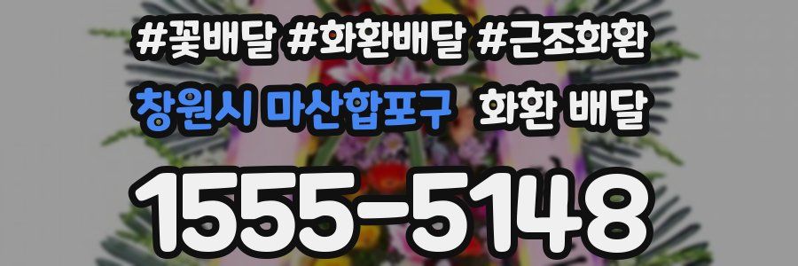 창원시 마산합포구 화환 배달