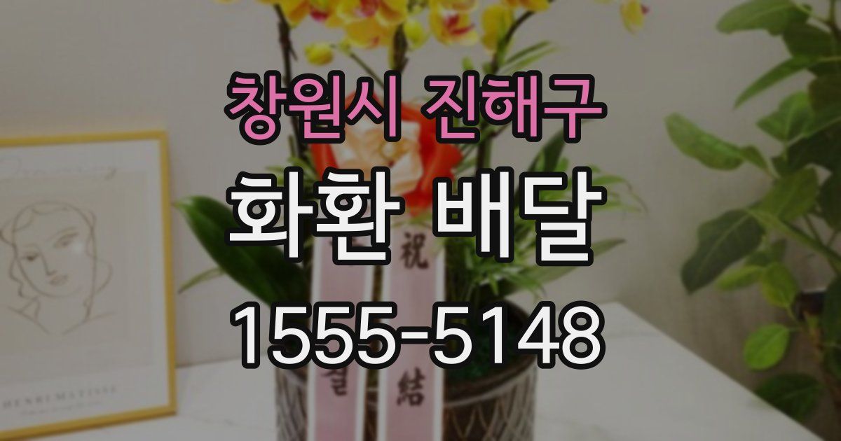 창원시 진해구 화환 배달