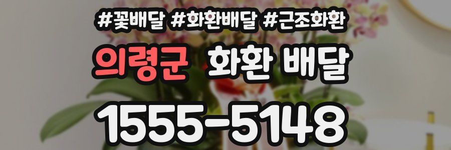 의령군 화환 배달