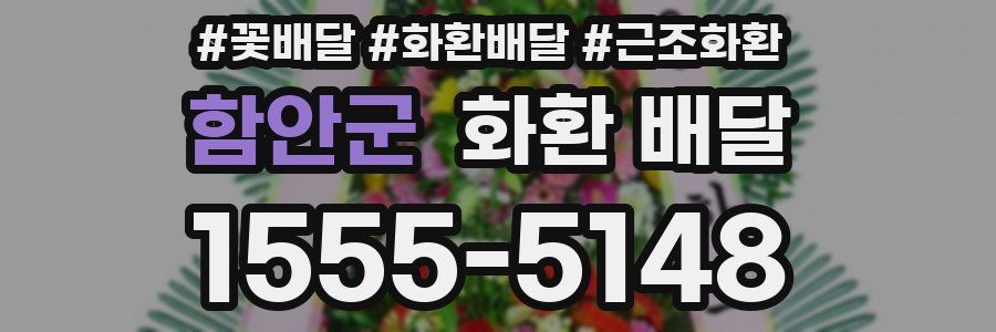 함안군 화환 배달