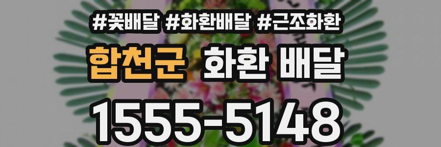 합천군 화환 배달