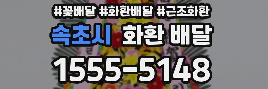 속초시 화환 배달