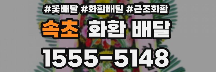 속초 화환 배달