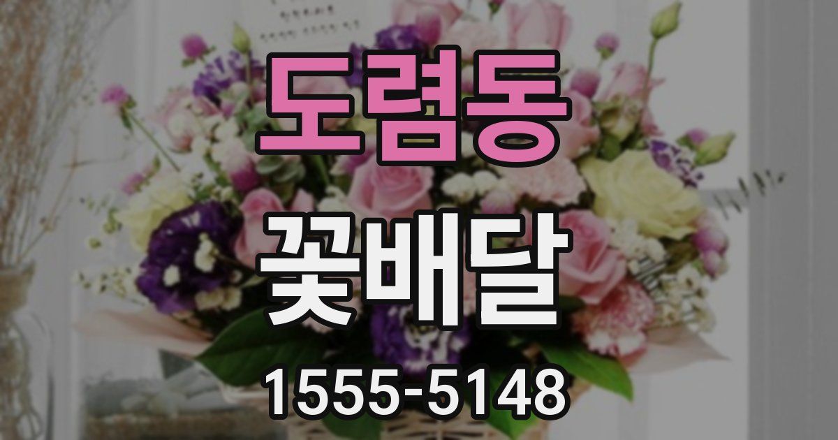 도렴동 꽃배달