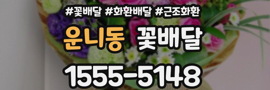 운니동 꽃배달