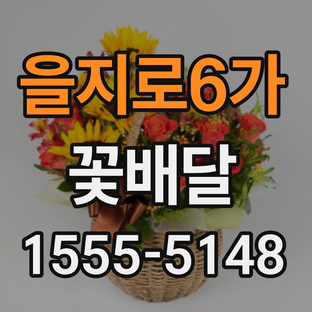 을지로6가 꽃배달