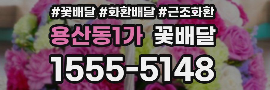 용산동1가 꽃배달