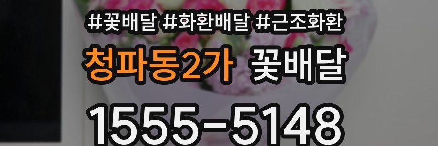 청파동2가 꽃배달