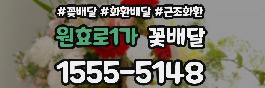 원효로1가 꽃배달