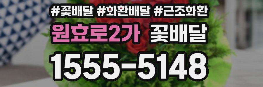 원효로2가 꽃배달