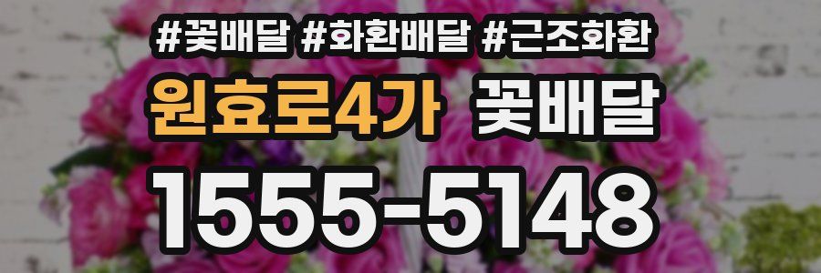 원효로4가 꽃배달