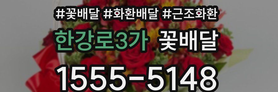 한강로3가 꽃배달