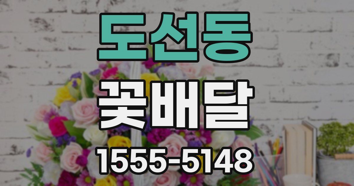 도선동 꽃배달