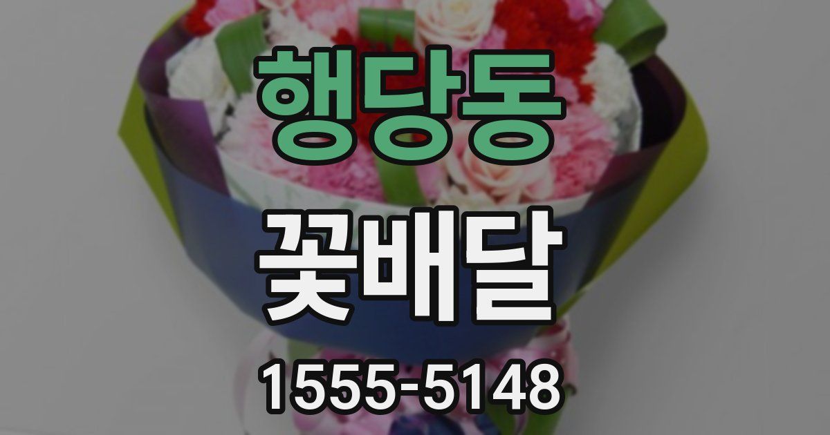 행당동 꽃배달
