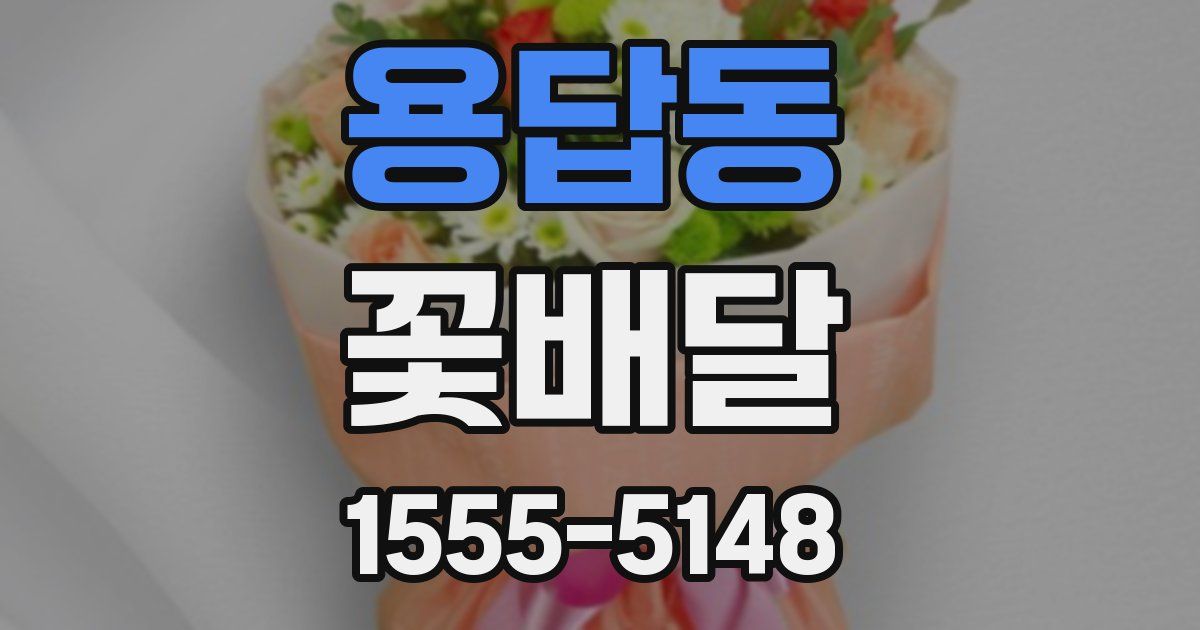 용답동 꽃배달