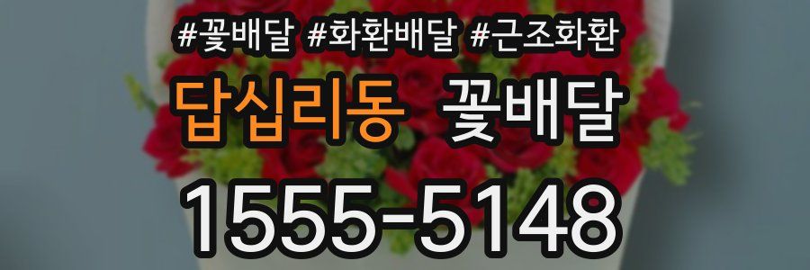 답십리동 꽃배달