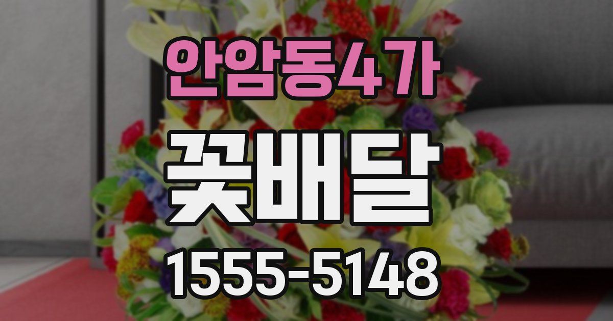 안암동4가 꽃배달
