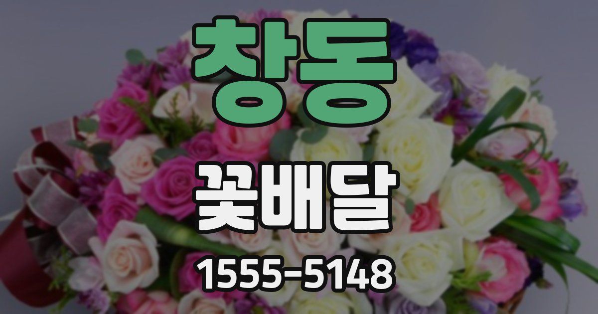 창동 꽃배달