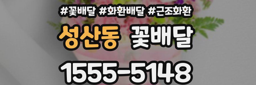 성산동 꽃배달