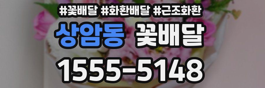 상암동 꽃배달
