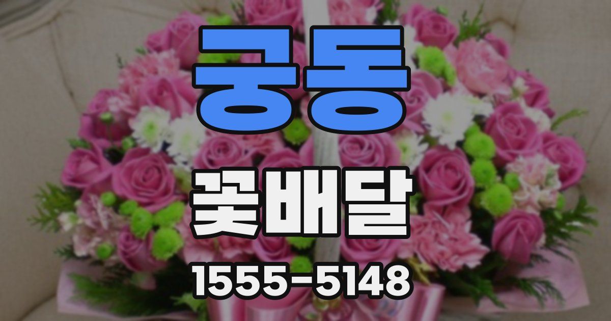 궁동 꽃배달