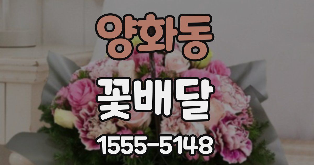 양화동 꽃배달