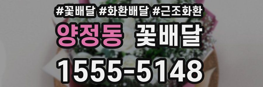 양정동 꽃배달