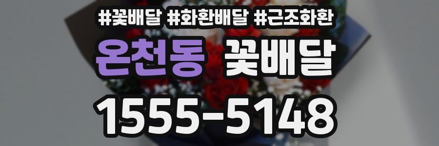 온천동 꽃배달