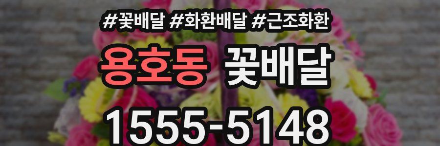 용호동 꽃배달