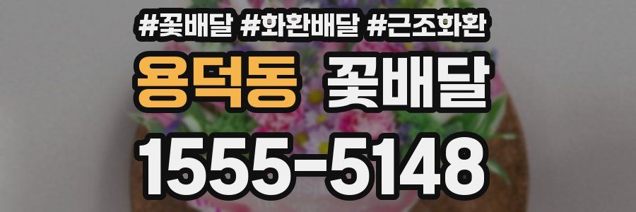용덕동 꽃배달