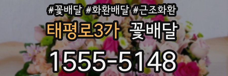 태평로3가 꽃배달