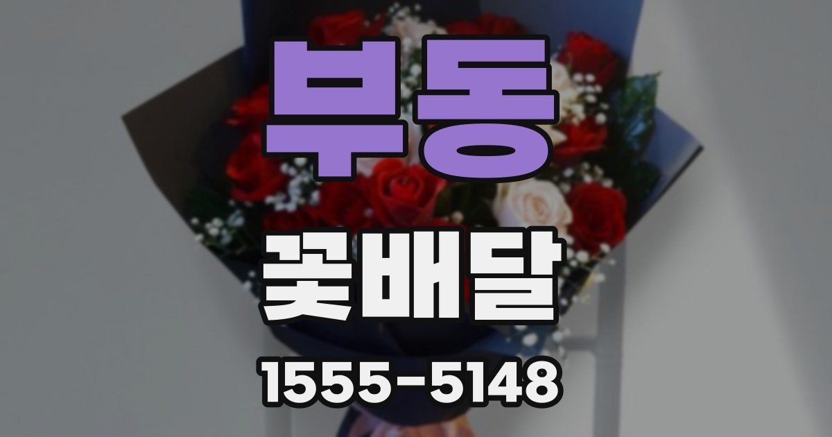 부동 꽃배달