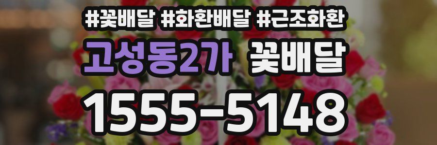 고성동2가 꽃배달