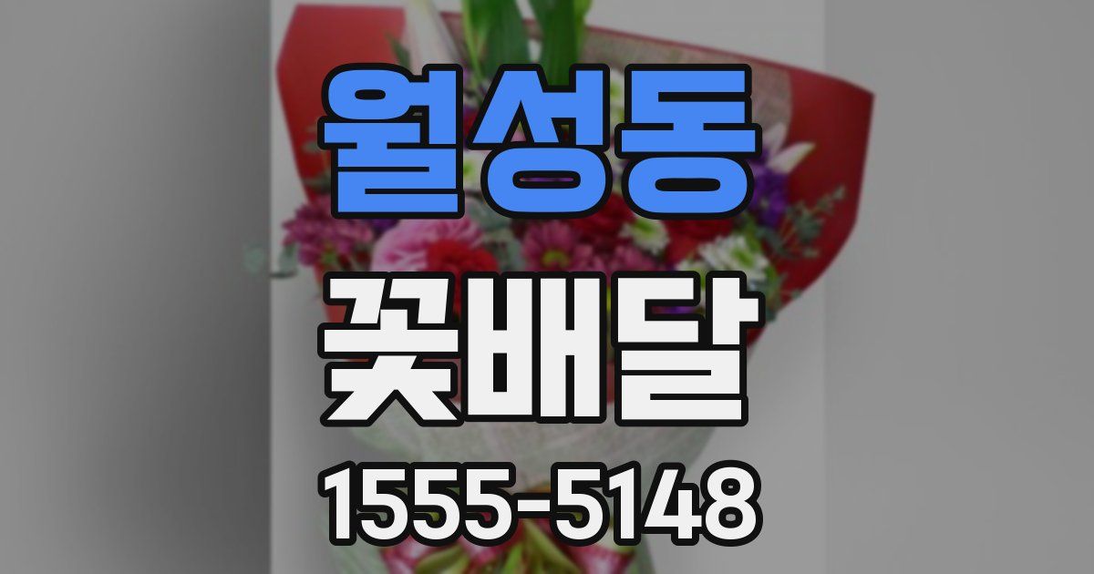 월성동 꽃배달