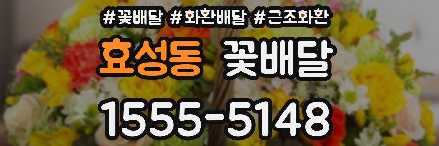 효성동 꽃배달