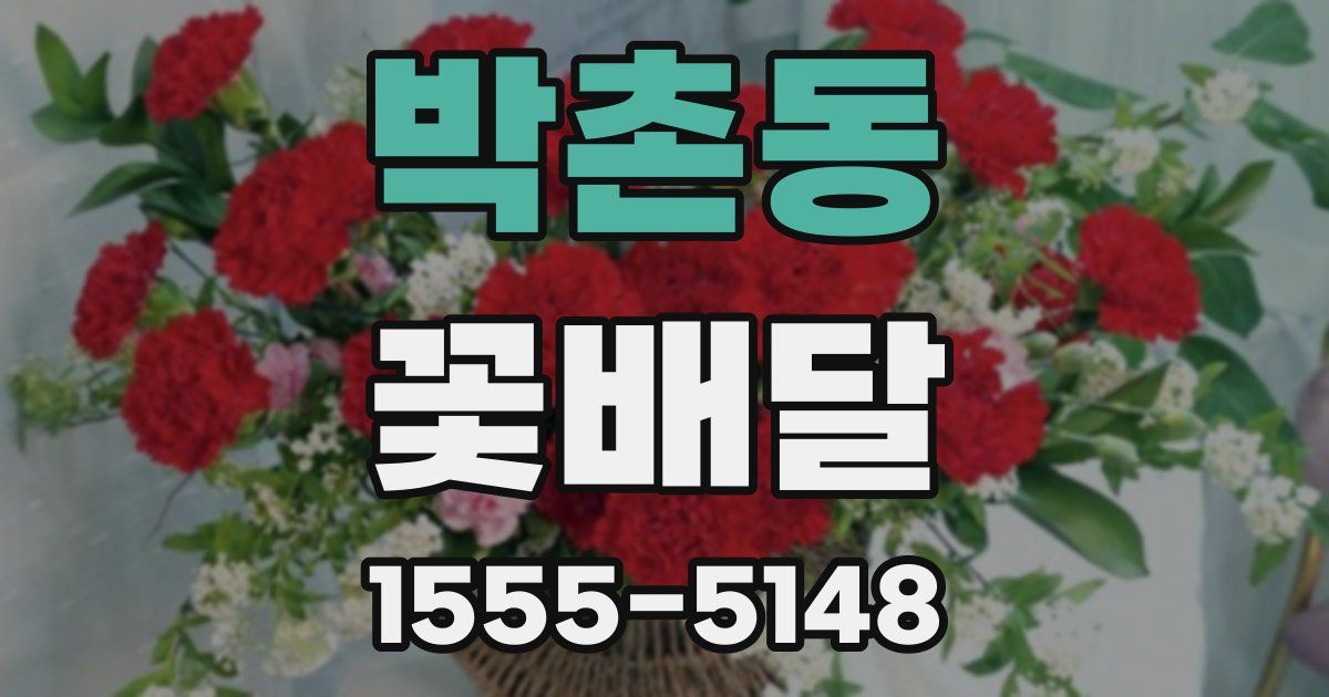 박촌동 꽃배달