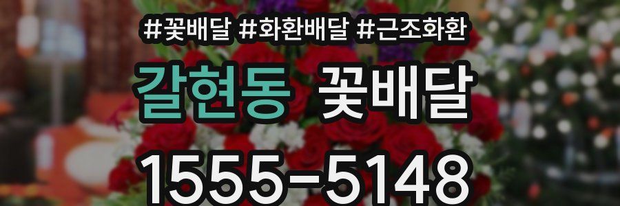 갈현동 꽃배달