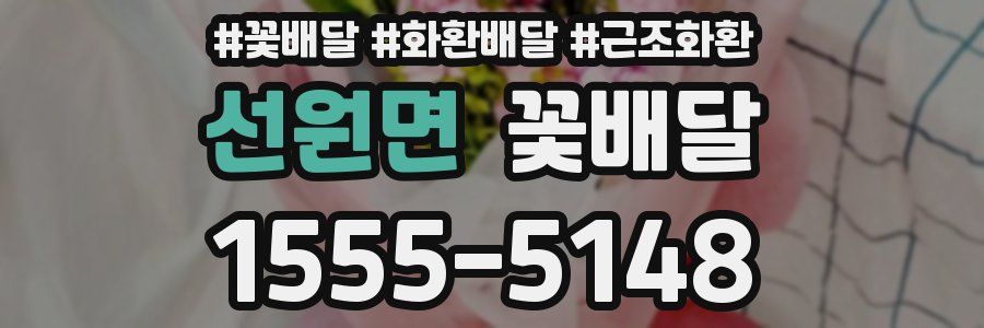 선원면 꽃배달