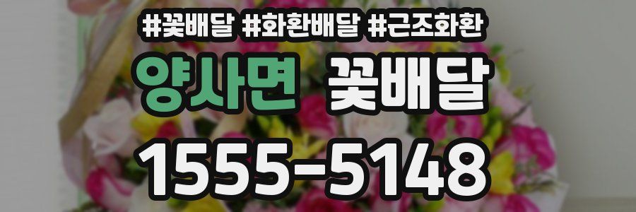 양사면 꽃배달