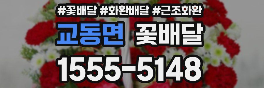 교동면 꽃배달