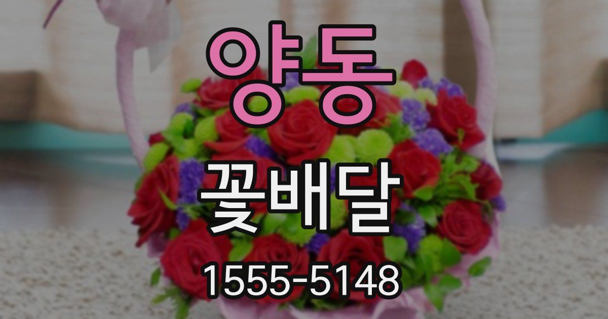 양동 꽃배달