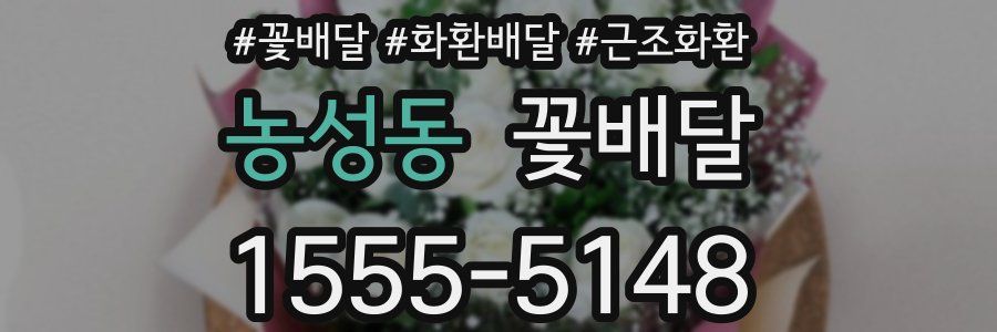 농성동 꽃배달