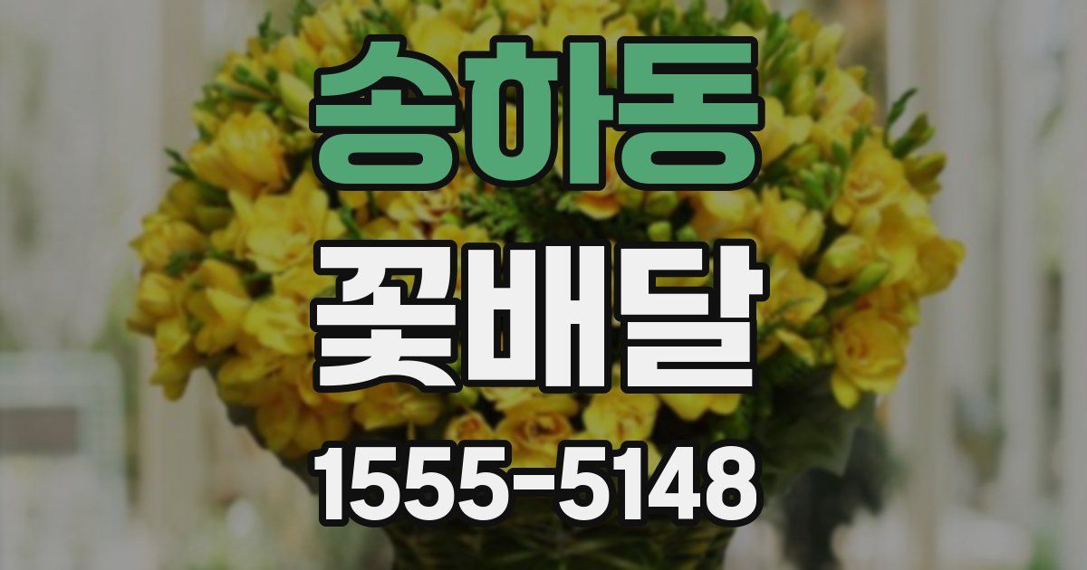 송하동 꽃배달