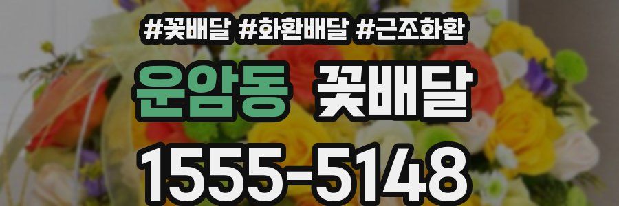 운암동 꽃배달
