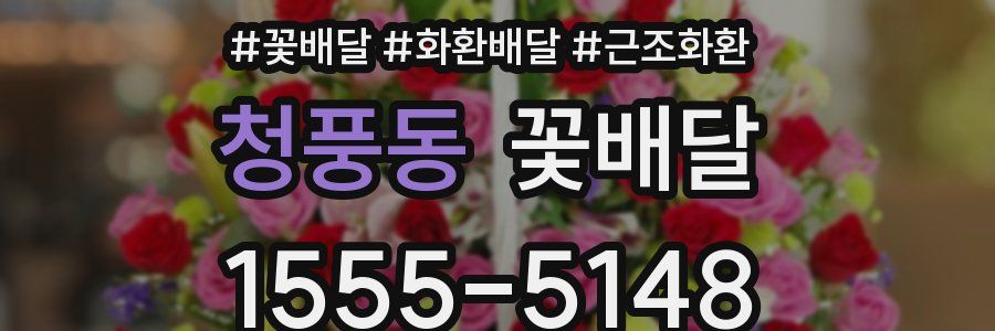 청풍동 꽃배달