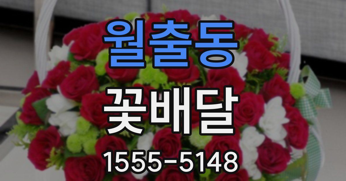 월출동 꽃배달
