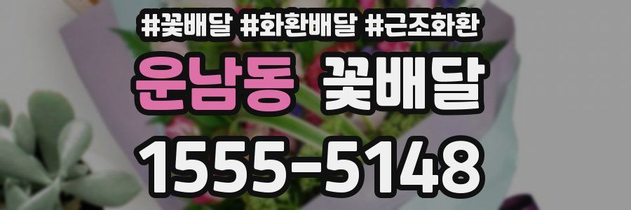 운남동 꽃배달