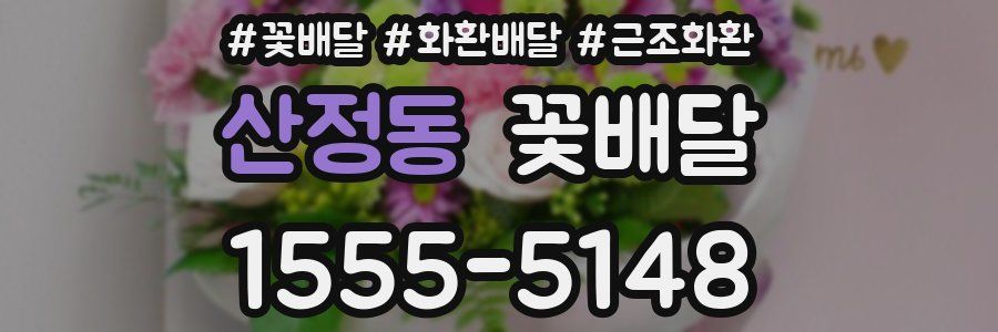 산정동 꽃배달
